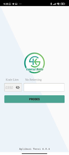 Android application Koperasi Online screenshort