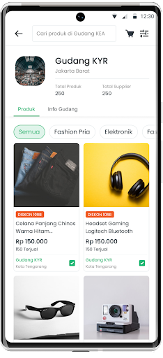 Android application Crewdible Dropship screenshort