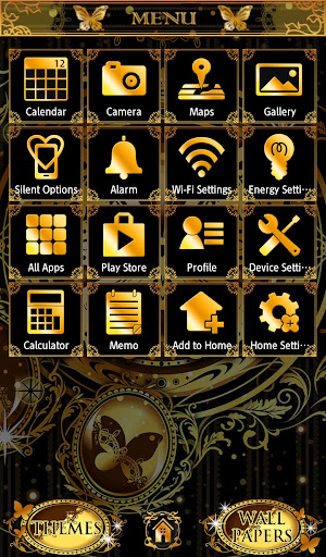 Gothic Butterflies Theme Screen 2