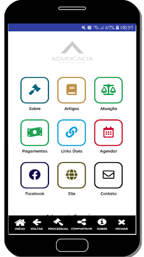 Android application Advocacia Francísco screenshort