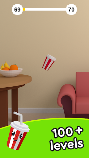 Android application Drink Flip 3D: Bottle Jump screenshort