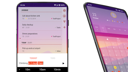Screenshot of Clear: Widget for Todoist