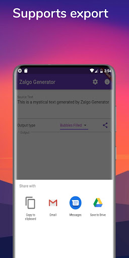 Zalgo Generator Screen 3
