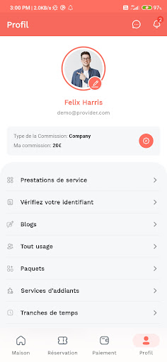 Android application ClickCoupe Pro screenshort