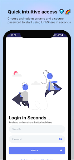 Android application LinkShare - Manage web links screenshort