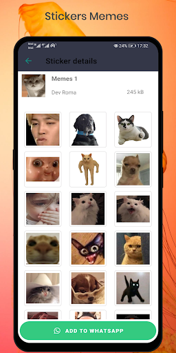 Memes Stickers - WAStickerApps Screen 2