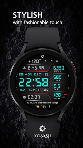 A440 Health Watch Face YOSASH Screen 2