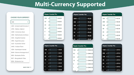 Rupee Counter Pro |All Country Screen 2
