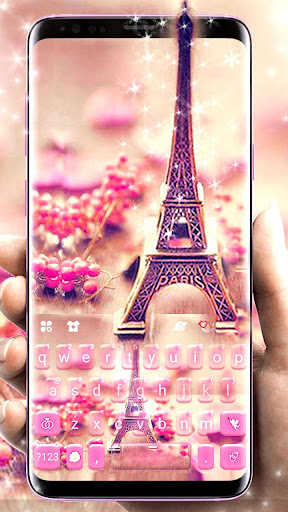 Android application Hearts Love Paris Keyboard The screenshort