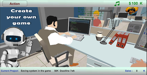 Android application Game Dev Studio Tycoon screenshort