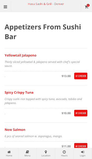 Hasu Sushi & Grill Denver Screen 3