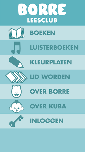 Android application Borre Leesclub screenshort