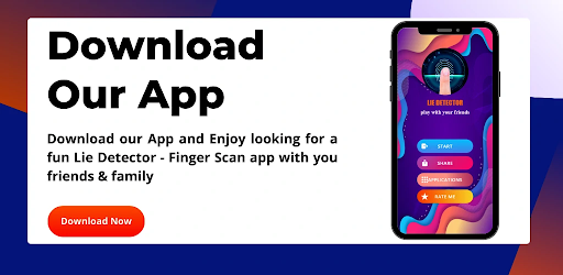 Android application Lie Detector Simulator screenshort