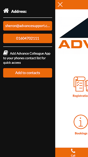 Advance Colleague App Screen 2