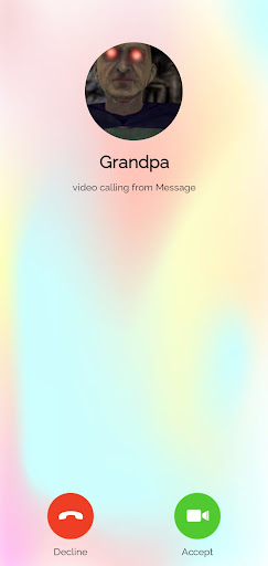 Scary Grandpa Fake Video Call