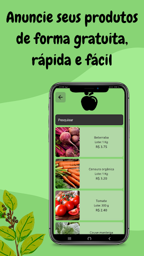 Android application Encurtagro screenshort