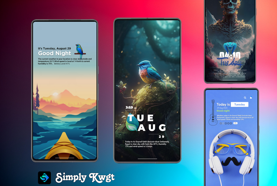 Simply Kwgt 2.1.0 APK + Mod (Unlimited money) untuk android