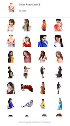 Oviya Army Stickers