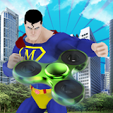 Fidget Spinner Heroes vs City Gangsters icon