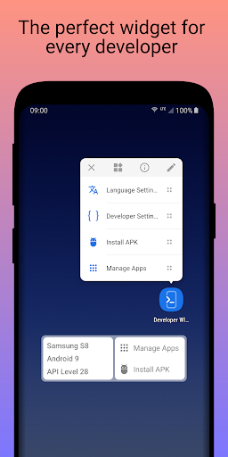 Android application Developer Widget screenshort