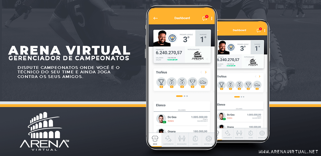 Arena Virtual - Master Liga e Campeonatos de Fifa e PES