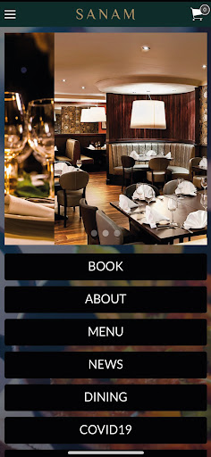 Android application Sanam Tandoori screenshort