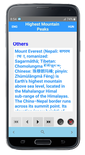 Highest Mountain Peaks Screen 3