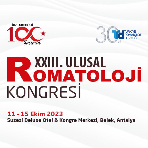 23. Ulusal Romatoloji Kongresi logo