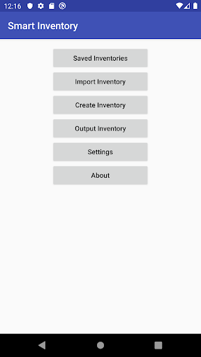 Android application Smart Inventory screenshort