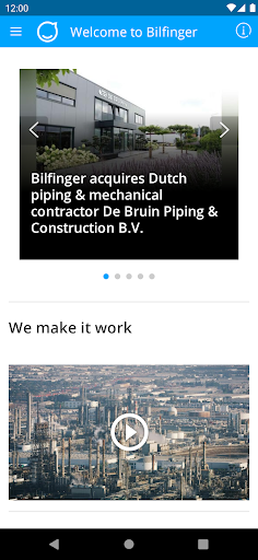 Android application BilfingerIN screenshort
