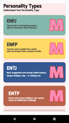 16 Personalities People Quiz Screen 2
