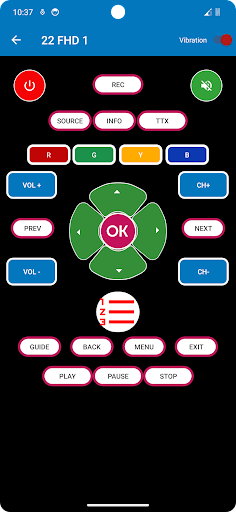 Remote for TD system tv Screen 3