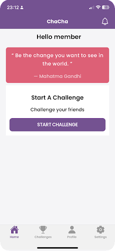 Android application ChaCha App screenshort