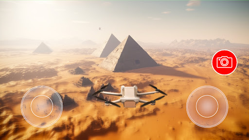 Android application Drone Simulator Desert UAV screenshort