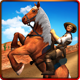 Texas Wild Horse Race 3D icon