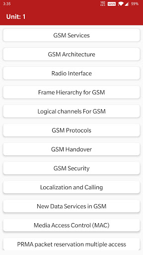 Android application Mobile Computing: Engineering screenshort