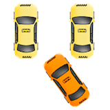 taxi parking free game icon