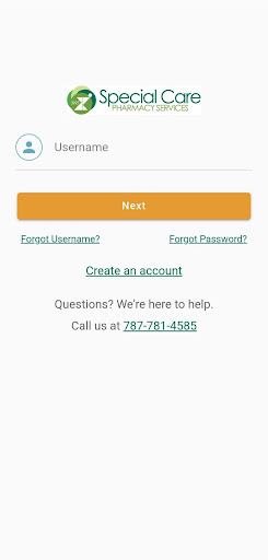 Special Care Connect Screen 2