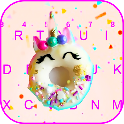 Pinky Donut Unicorn Keyboard T  Icon