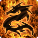 Dragon fire legend icon