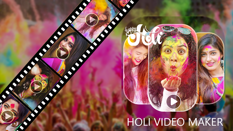 Happy Holi Video editor - 1.1 - (Android)