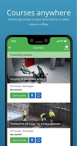 Android application Trainor screenshort