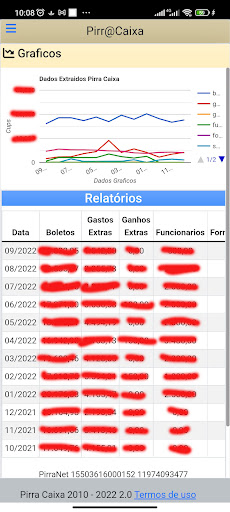 Android application Pirra Caixa screenshort