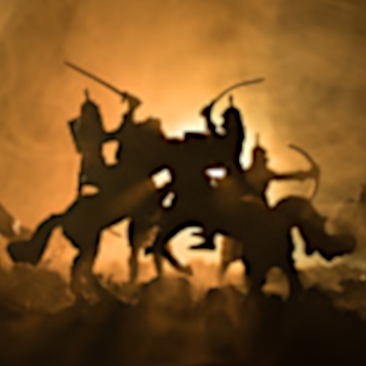 Knights fight - chess puzzles logo