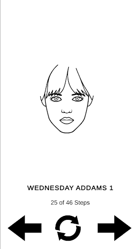 How to draw Wednesday Addams