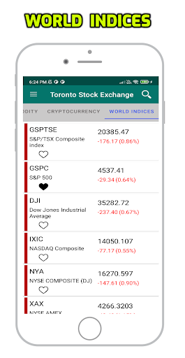 Android application Toronto Stock Exchange screenshort
