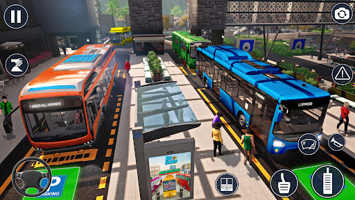 Police Bus Simulator Bus Games apkpoly screenshots 6