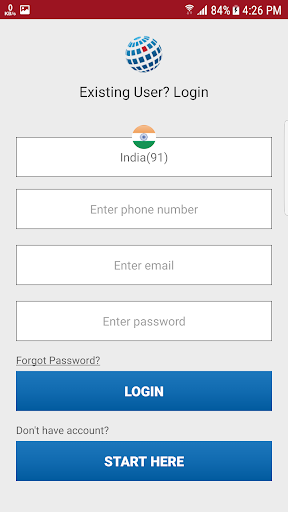 Android application AmanTel screenshort