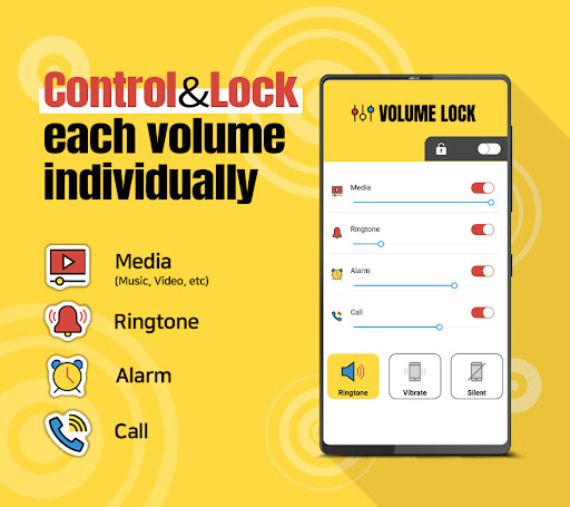 Android application VolumeLock screenshort