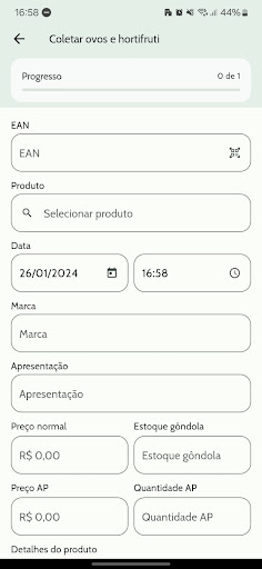 Mobiis Price Coletor Screen 3